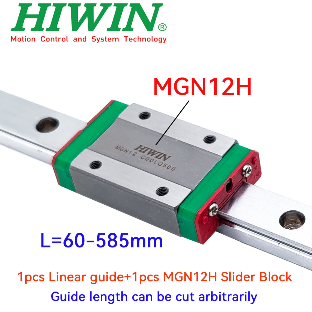 Linear Rail Mgn12H Set - HIWIN Orijinal Orijinal MGN12 Minyatür Lineer