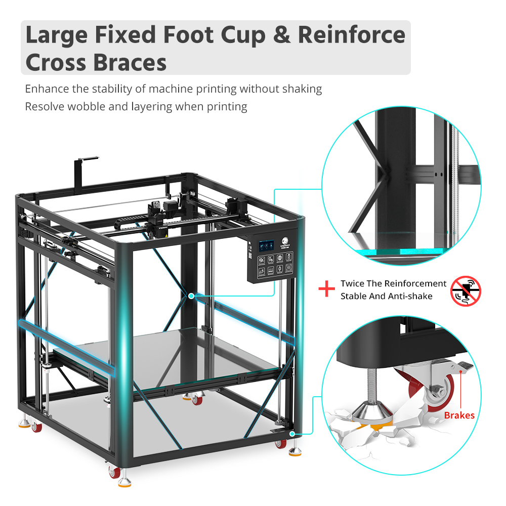 YENİ Tronxy VEHO Serisi 600 PR - Corexy 3D Printer Kit incelemesi ve fiyatı