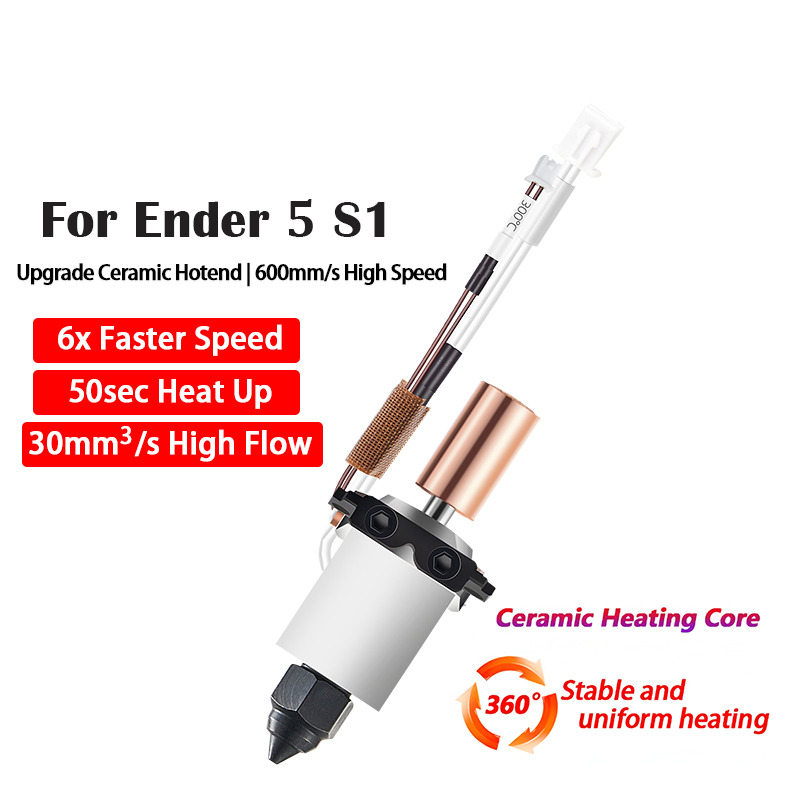 Ender 5 S1 Pro Yüksek Akışlı S - High Flow Ceramic Hotend incelemesi ve fiyatı